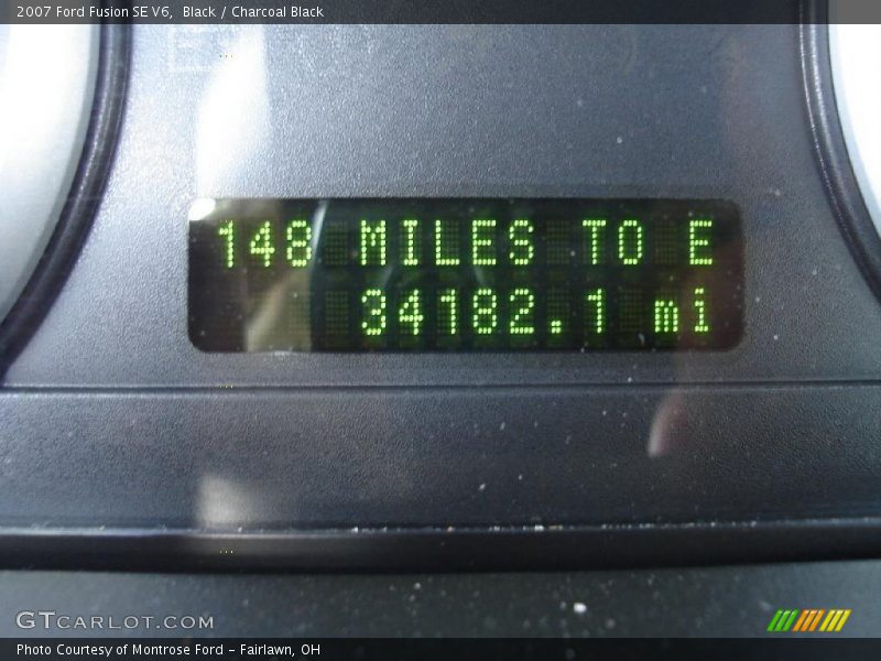 Black / Charcoal Black 2007 Ford Fusion SE V6