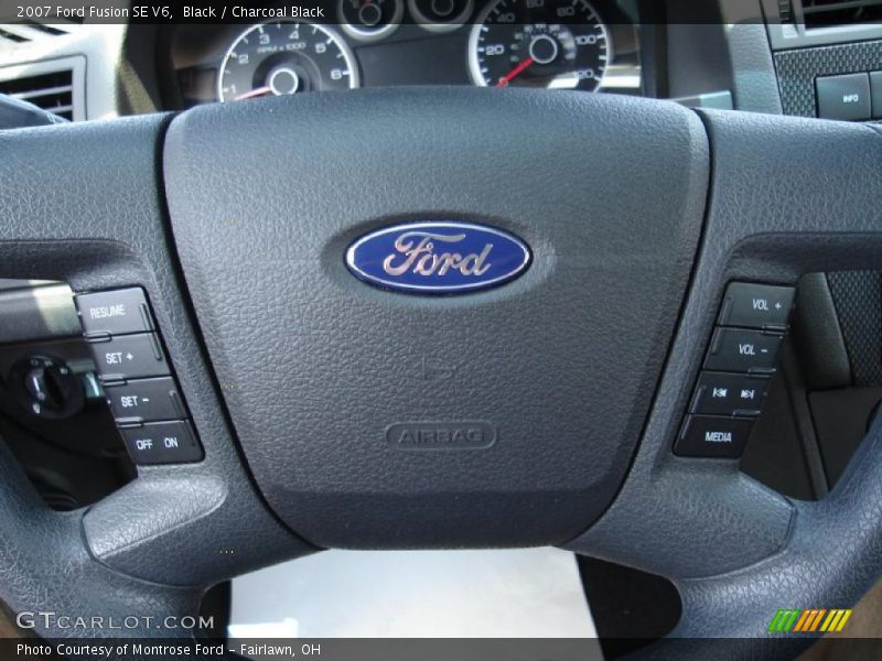 Black / Charcoal Black 2007 Ford Fusion SE V6