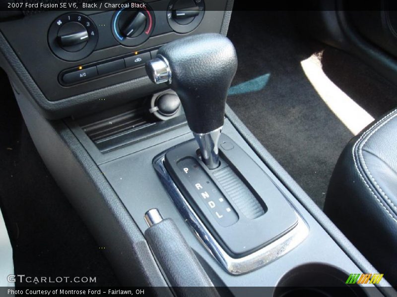 Black / Charcoal Black 2007 Ford Fusion SE V6