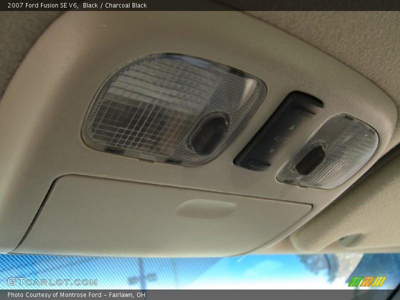 Black / Charcoal Black 2007 Ford Fusion SE V6