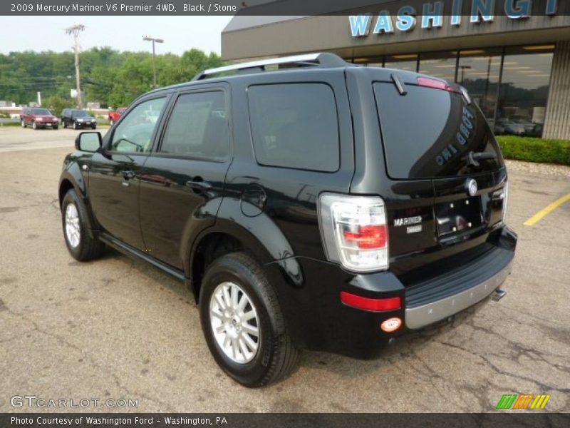 Black / Stone 2009 Mercury Mariner V6 Premier 4WD