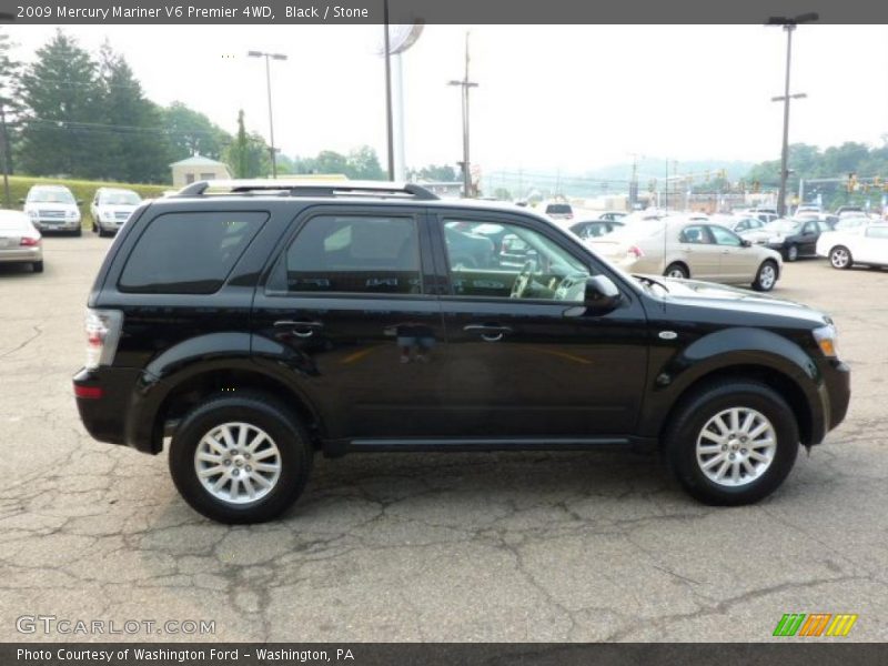 Black / Stone 2009 Mercury Mariner V6 Premier 4WD