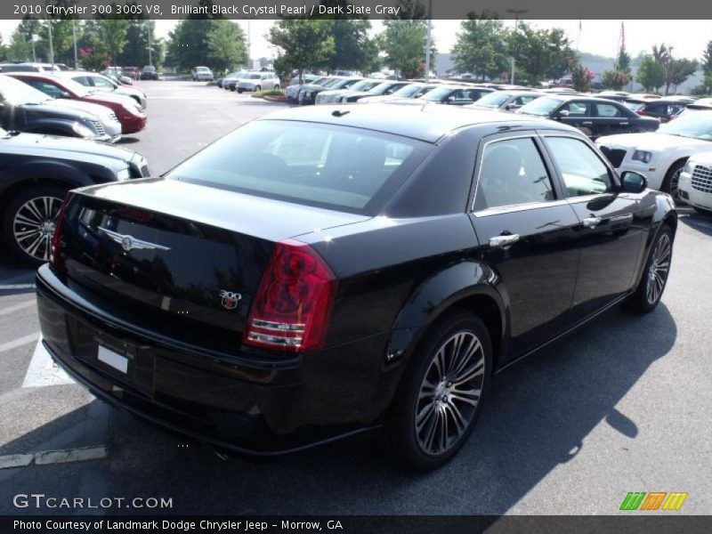 Brilliant Black Crystal Pearl / Dark Slate Gray 2010 Chrysler 300 300S V8