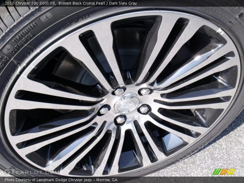 Brilliant Black Crystal Pearl / Dark Slate Gray 2010 Chrysler 300 300S V8