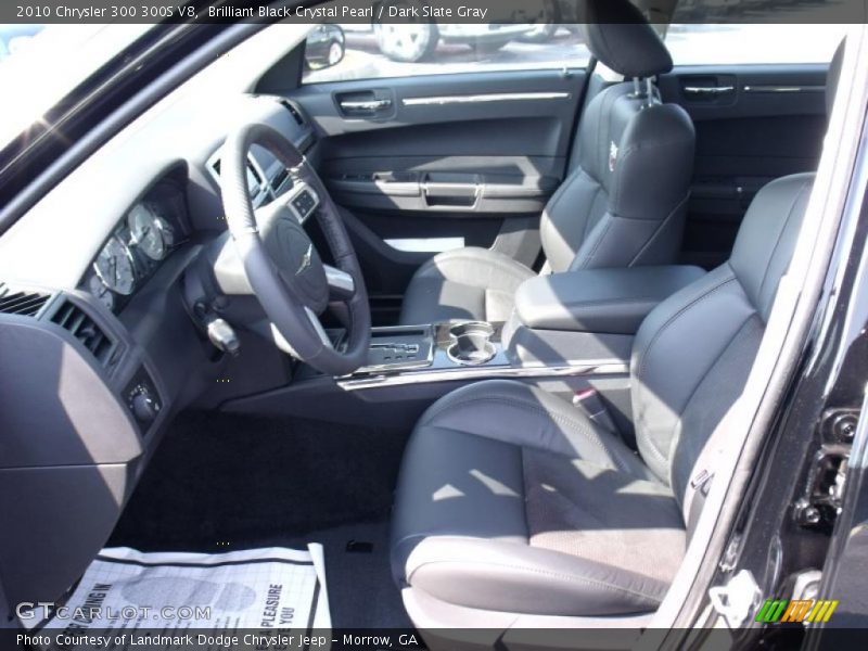 Brilliant Black Crystal Pearl / Dark Slate Gray 2010 Chrysler 300 300S V8