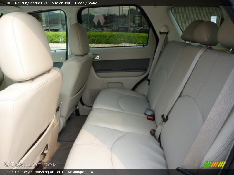 Black / Stone 2009 Mercury Mariner V6 Premier 4WD