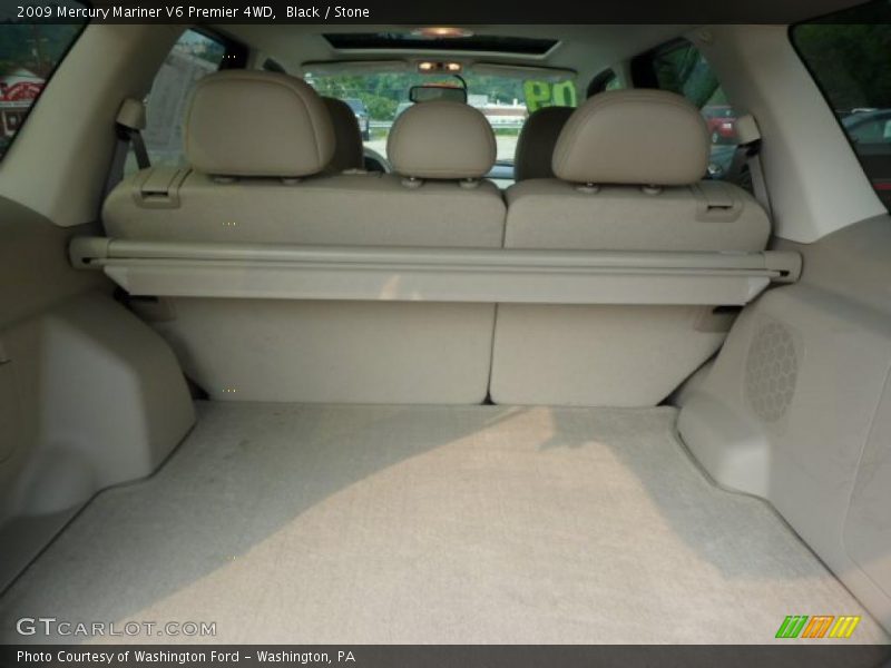 Black / Stone 2009 Mercury Mariner V6 Premier 4WD