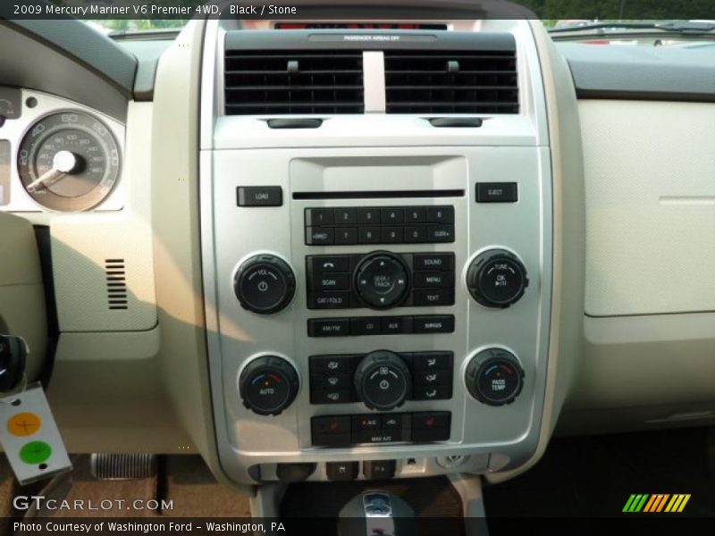 Black / Stone 2009 Mercury Mariner V6 Premier 4WD