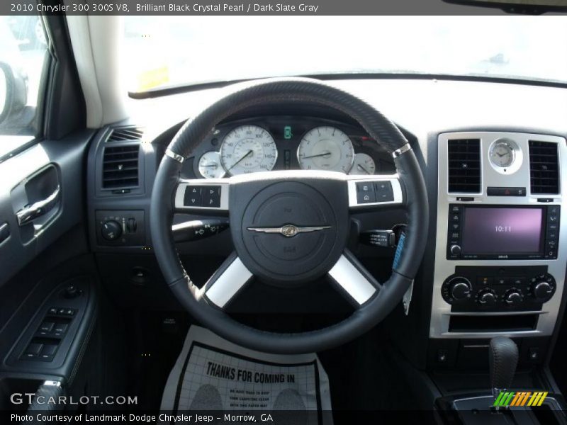 Brilliant Black Crystal Pearl / Dark Slate Gray 2010 Chrysler 300 300S V8