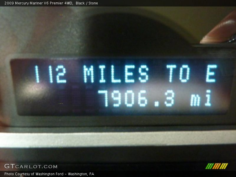 Black / Stone 2009 Mercury Mariner V6 Premier 4WD