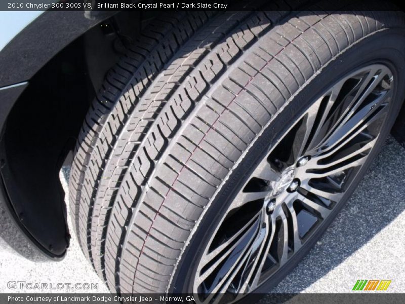 Brilliant Black Crystal Pearl / Dark Slate Gray 2010 Chrysler 300 300S V8