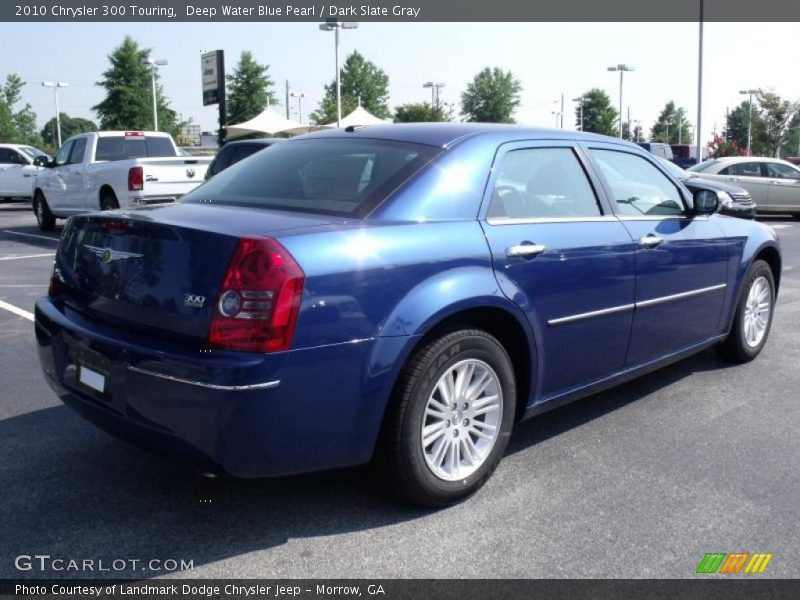 Deep Water Blue Pearl / Dark Slate Gray 2010 Chrysler 300 Touring