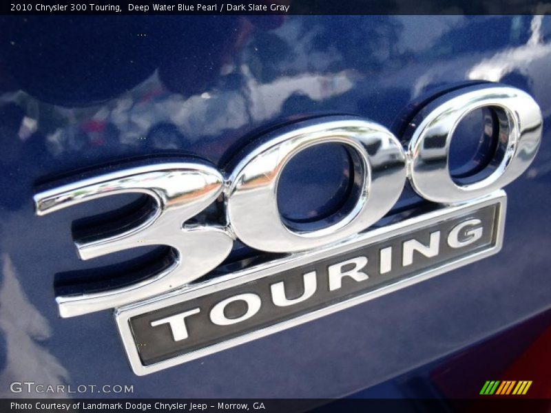 Deep Water Blue Pearl / Dark Slate Gray 2010 Chrysler 300 Touring
