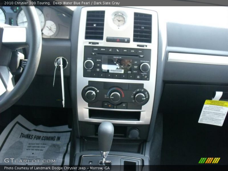 Deep Water Blue Pearl / Dark Slate Gray 2010 Chrysler 300 Touring