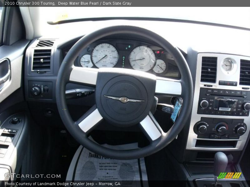 Deep Water Blue Pearl / Dark Slate Gray 2010 Chrysler 300 Touring