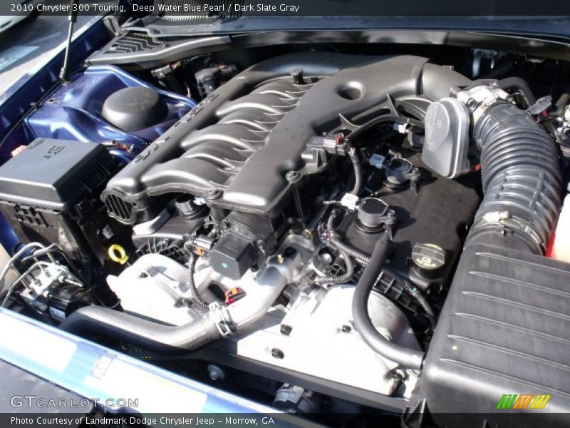 Deep Water Blue Pearl / Dark Slate Gray 2010 Chrysler 300 Touring