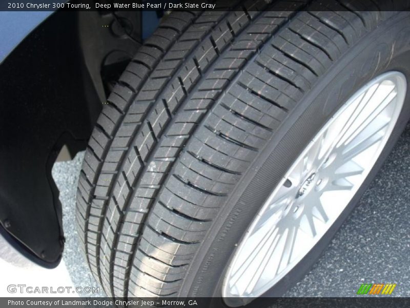 Deep Water Blue Pearl / Dark Slate Gray 2010 Chrysler 300 Touring