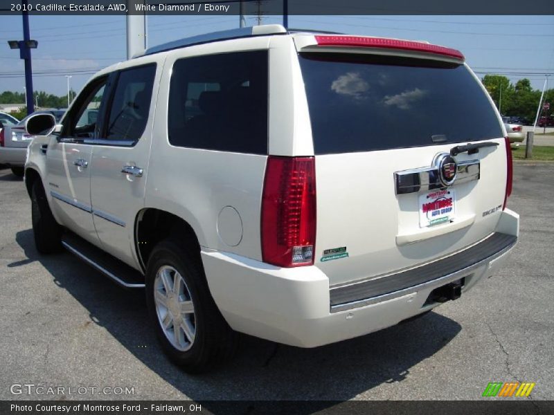White Diamond / Ebony 2010 Cadillac Escalade AWD