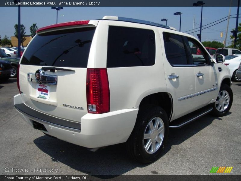 White Diamond / Ebony 2010 Cadillac Escalade AWD