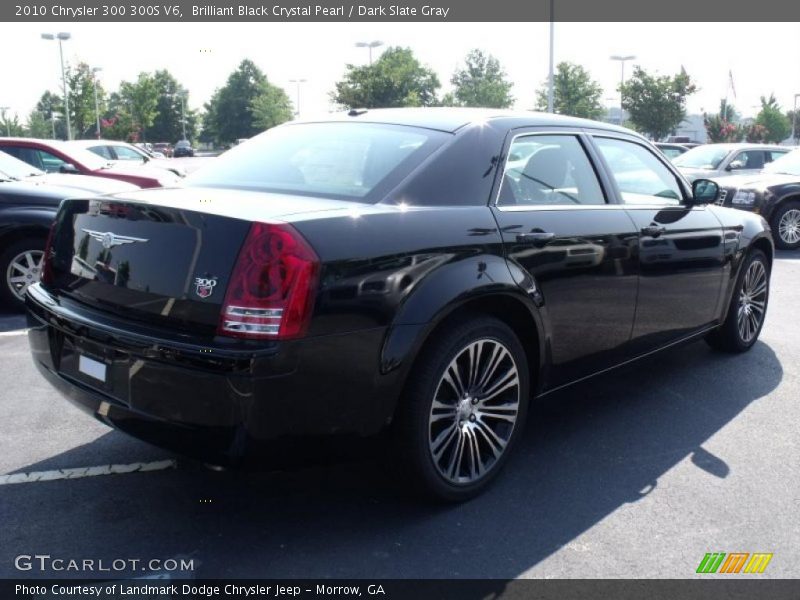 Brilliant Black Crystal Pearl / Dark Slate Gray 2010 Chrysler 300 300S V6