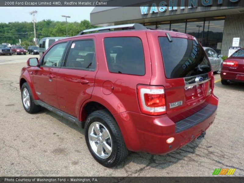 Redfire Metallic / Camel 2008 Ford Escape Limited 4WD