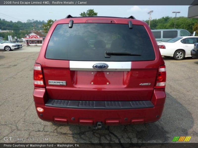 Redfire Metallic / Camel 2008 Ford Escape Limited 4WD