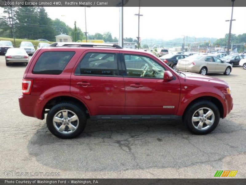 Redfire Metallic / Camel 2008 Ford Escape Limited 4WD