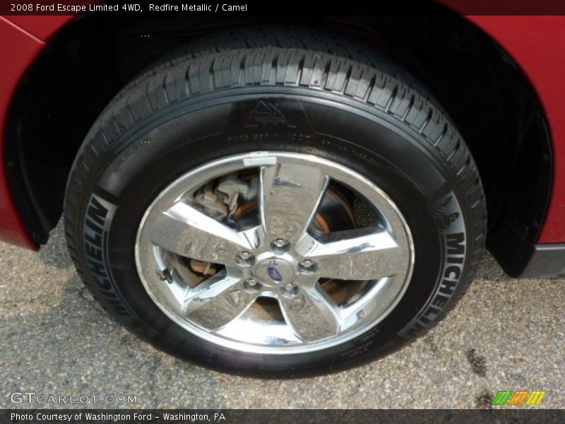 Redfire Metallic / Camel 2008 Ford Escape Limited 4WD