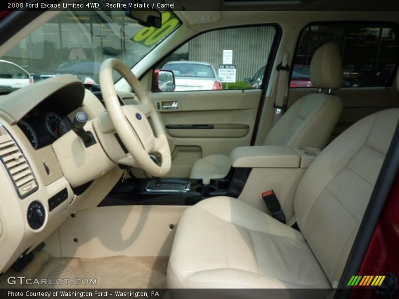Redfire Metallic / Camel 2008 Ford Escape Limited 4WD
