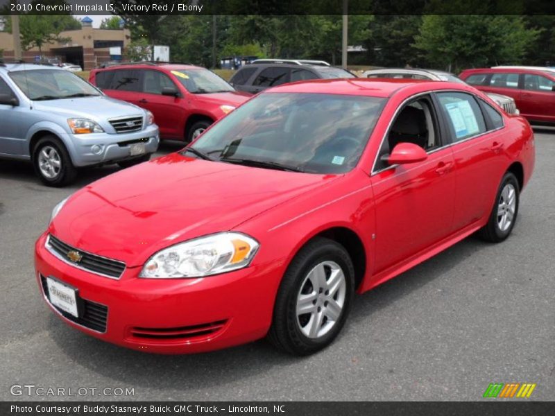 Victory Red / Ebony 2010 Chevrolet Impala LS