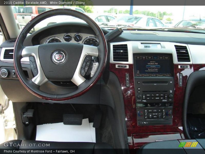 White Diamond / Ebony 2010 Cadillac Escalade AWD
