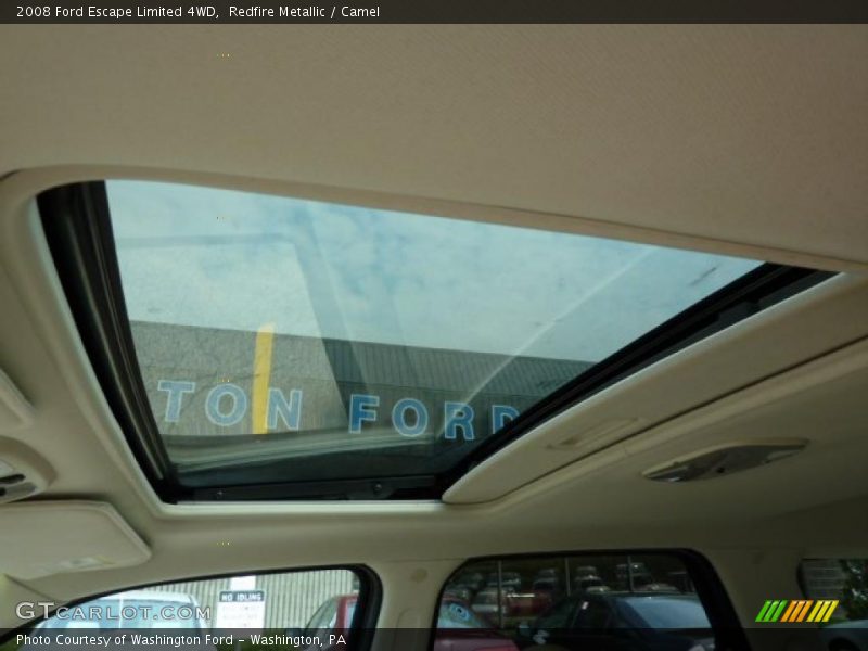 Redfire Metallic / Camel 2008 Ford Escape Limited 4WD