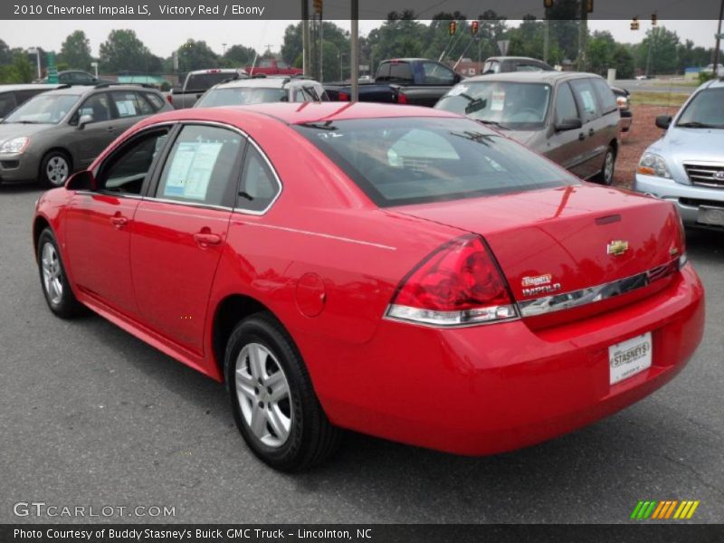 Victory Red / Ebony 2010 Chevrolet Impala LS