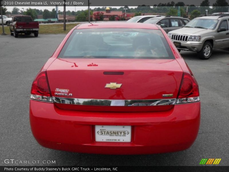 Victory Red / Ebony 2010 Chevrolet Impala LS