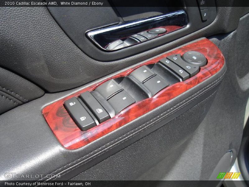 White Diamond / Ebony 2010 Cadillac Escalade AWD