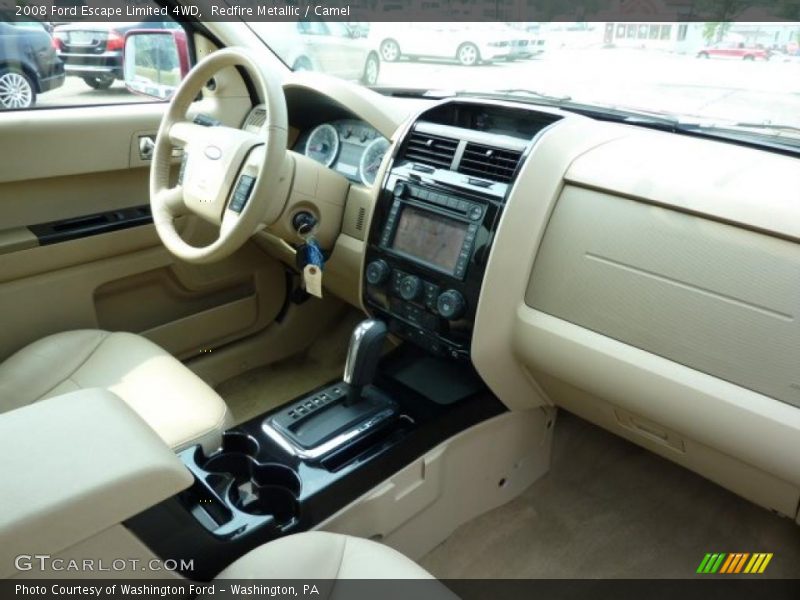 Redfire Metallic / Camel 2008 Ford Escape Limited 4WD