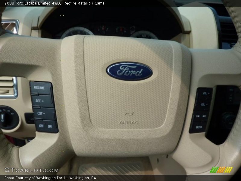 Redfire Metallic / Camel 2008 Ford Escape Limited 4WD