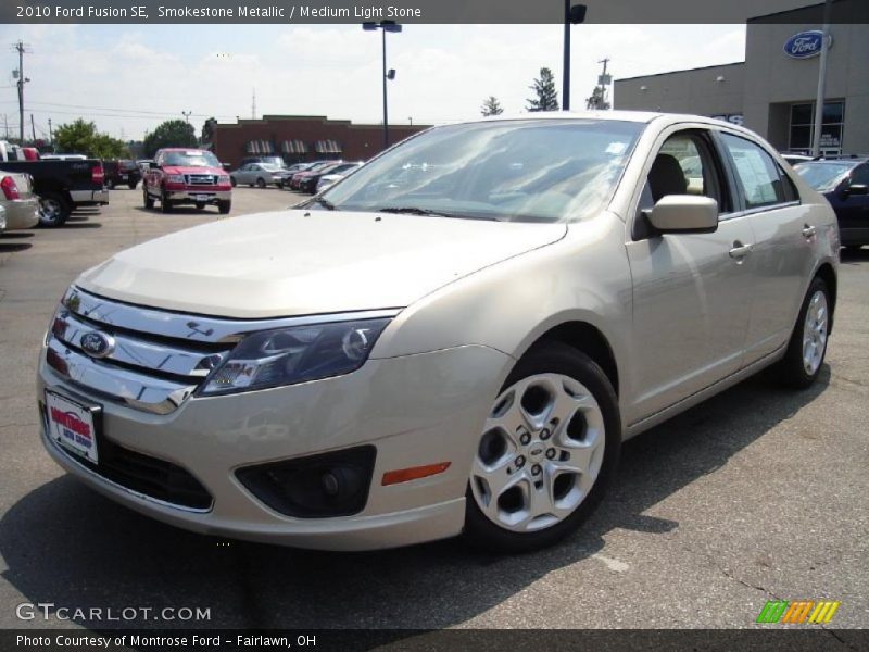 Smokestone Metallic / Medium Light Stone 2010 Ford Fusion SE