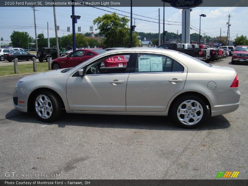 Smokestone Metallic / Medium Light Stone 2010 Ford Fusion SE