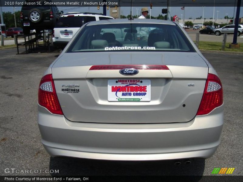 Smokestone Metallic / Medium Light Stone 2010 Ford Fusion SE