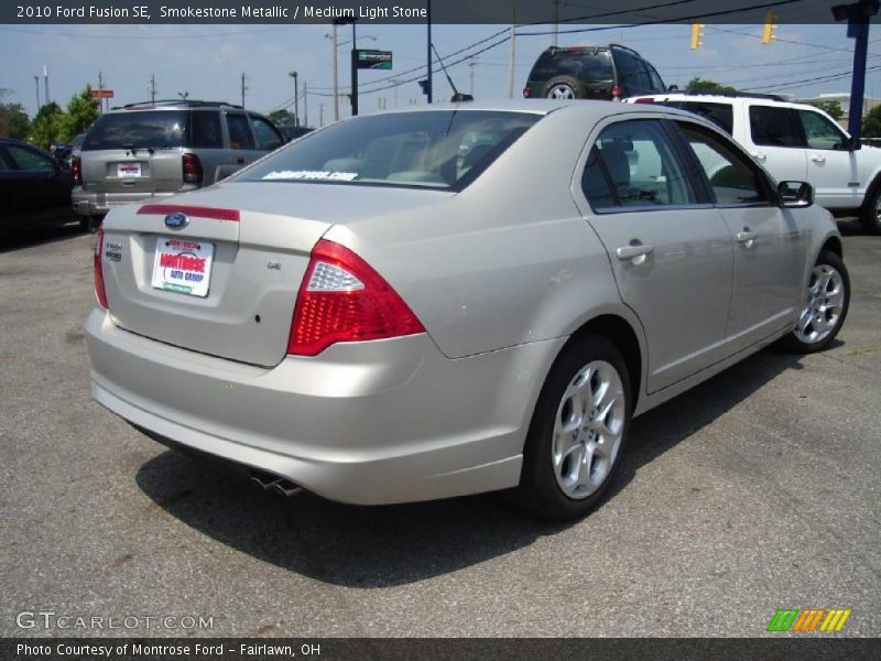 Smokestone Metallic / Medium Light Stone 2010 Ford Fusion SE