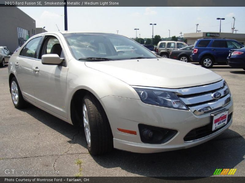 Smokestone Metallic / Medium Light Stone 2010 Ford Fusion SE