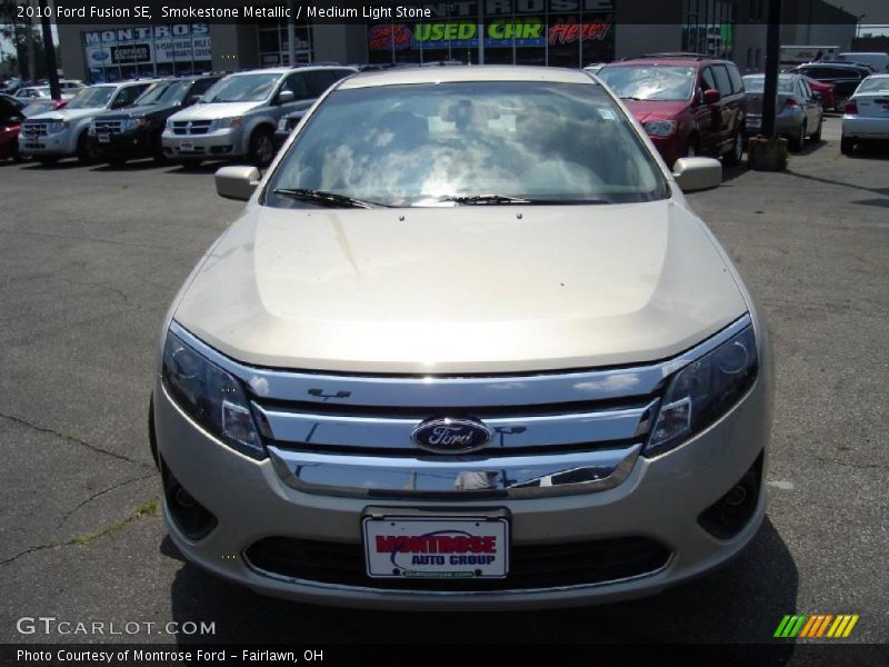 Smokestone Metallic / Medium Light Stone 2010 Ford Fusion SE