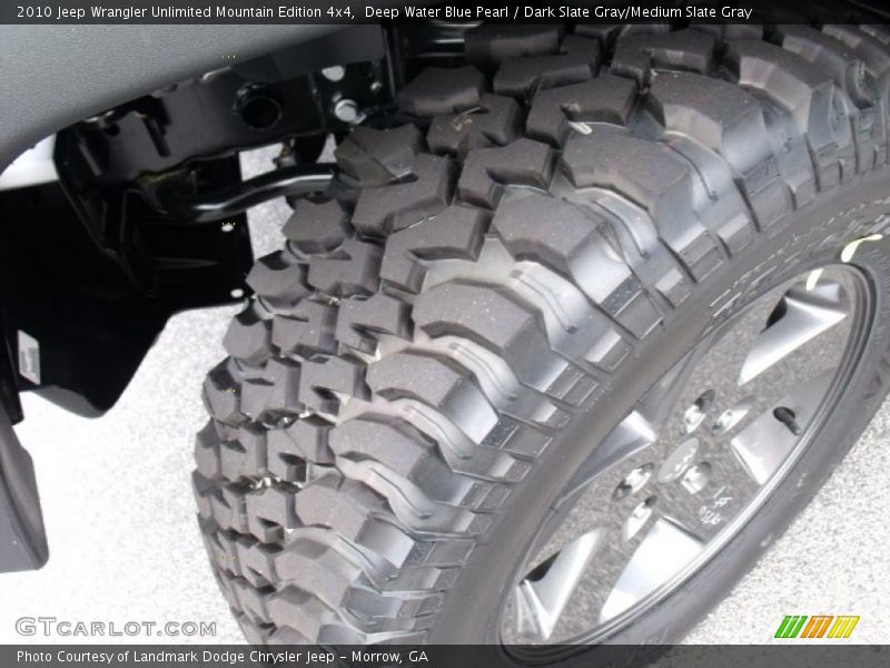 Deep Water Blue Pearl / Dark Slate Gray/Medium Slate Gray 2010 Jeep Wrangler Unlimited Mountain Edition 4x4