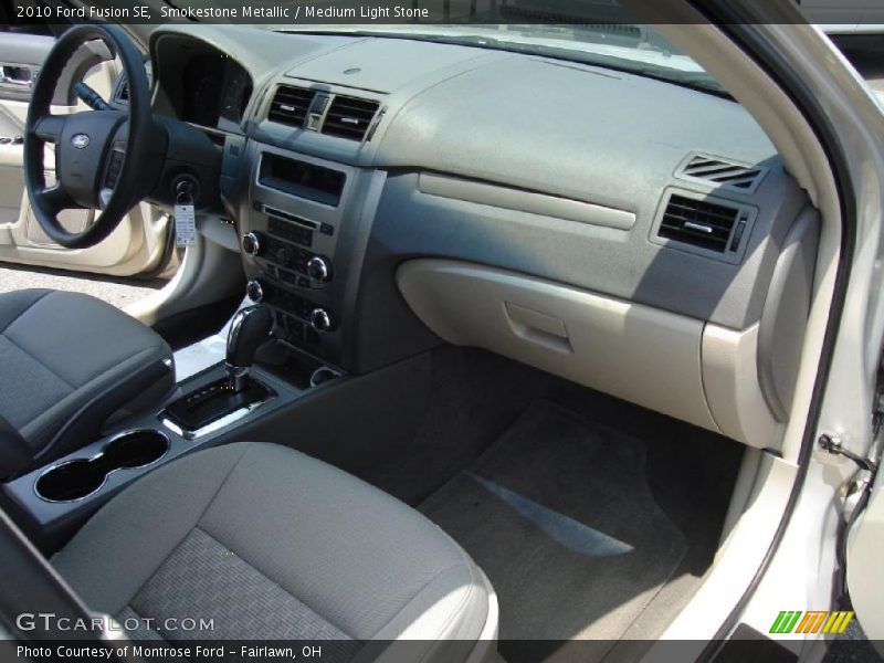 Smokestone Metallic / Medium Light Stone 2010 Ford Fusion SE