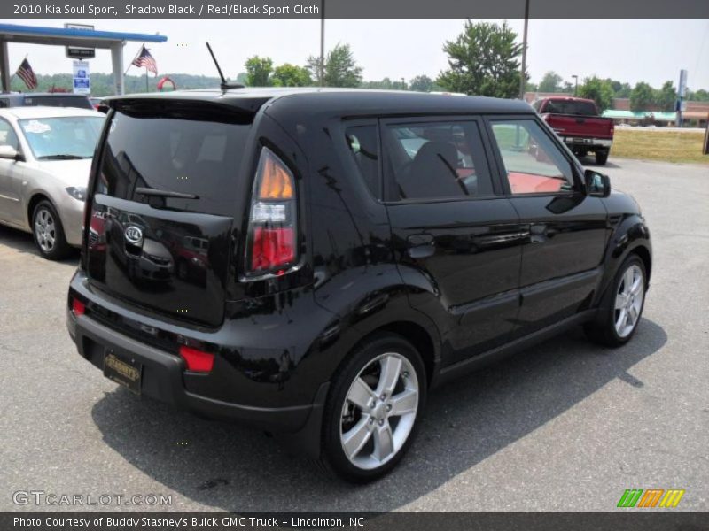 Shadow Black / Red/Black Sport Cloth 2010 Kia Soul Sport