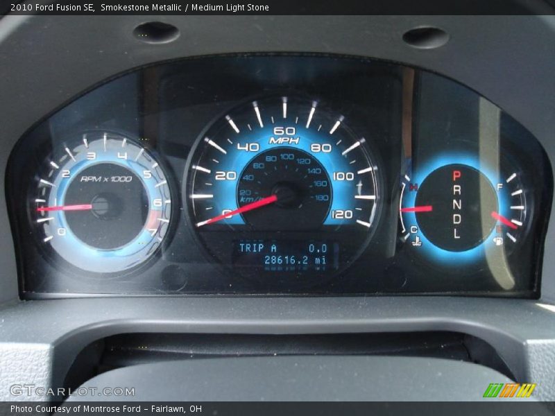 Smokestone Metallic / Medium Light Stone 2010 Ford Fusion SE
