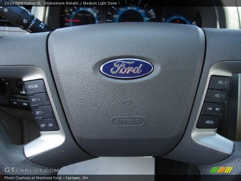 Smokestone Metallic / Medium Light Stone 2010 Ford Fusion SE