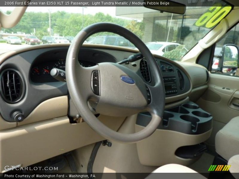 Light Tundra Metallic / Medium Pebble Beige 2006 Ford E Series Van E350 XLT 15 Passenger