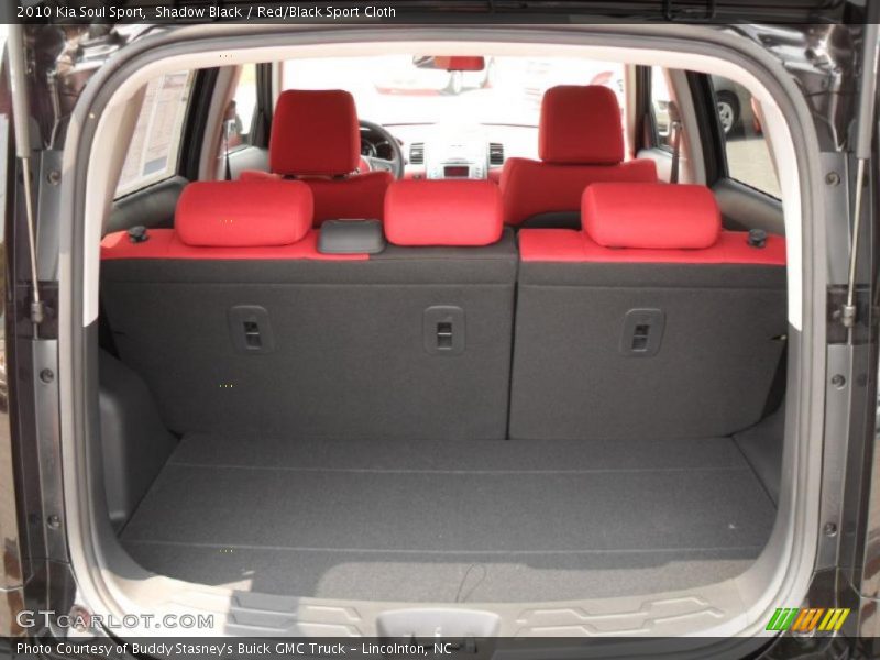 Shadow Black / Red/Black Sport Cloth 2010 Kia Soul Sport